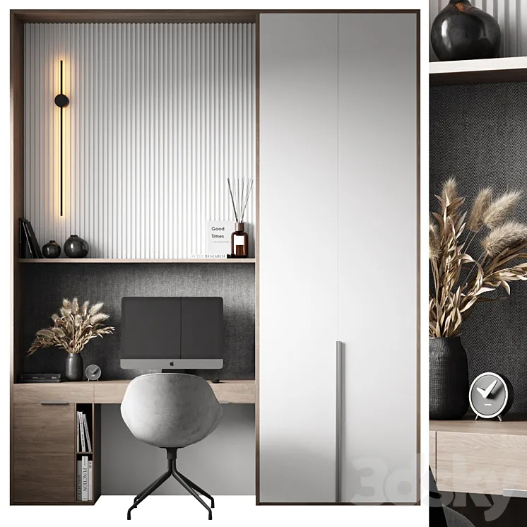 Home Office 3D Model Free Download