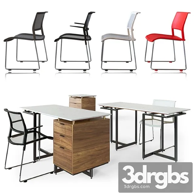 Home office from ub2 axona aichi 2 3D Model Download