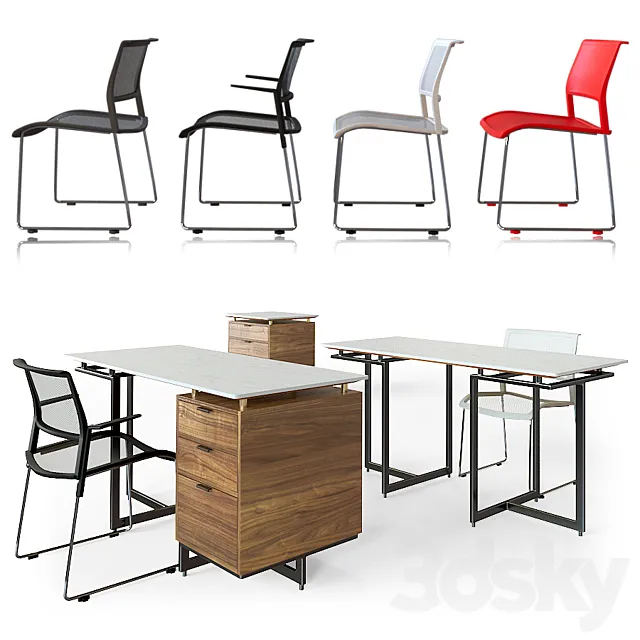 Home office from UB2 Axona AICHI 3D Model