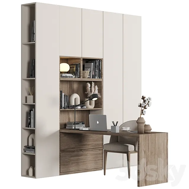 Home Office – Office Furniture 029 3D Model