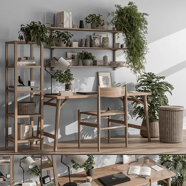 Home Office – Office Furniture 370 C 3D Model Home Office – Office Furniture 370 C 3D Model