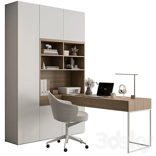 Home Office – Office Furniture 499 3D Model