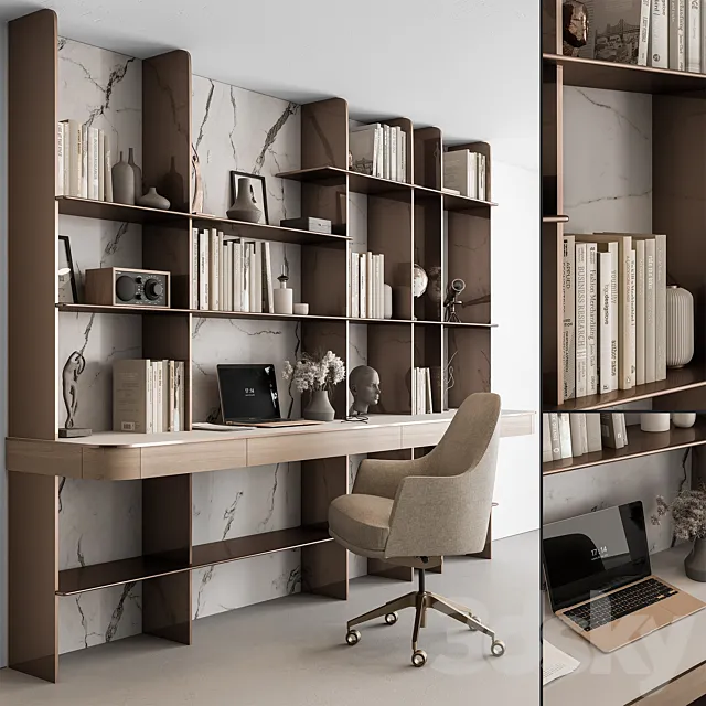 Home Office – Office Furniture 522 3D Model