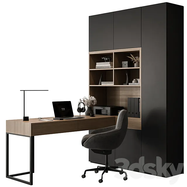 Home Office – Office Furniture 573 3D Model