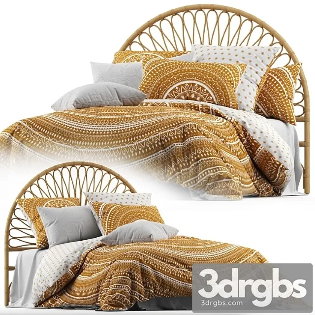 Home Republic Karma Quilted Cinnamon Quilt Cover 1 3D Model Download