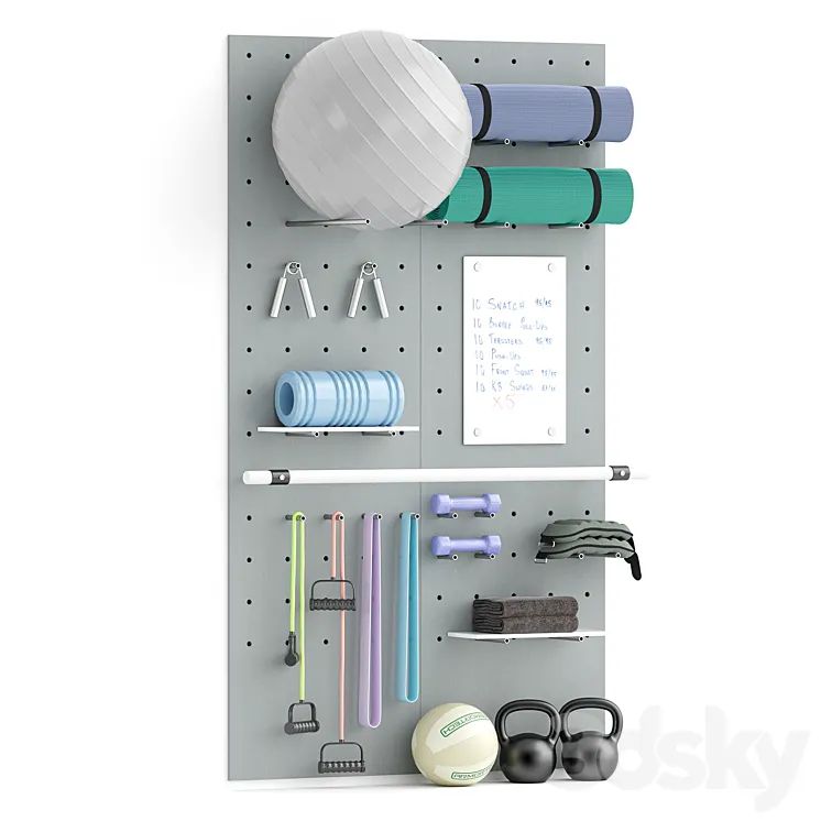 home sport equipment 3D Model Free Download