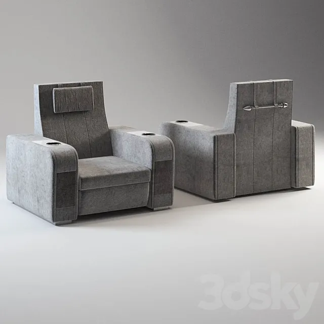 Home theatre chair 3D Model