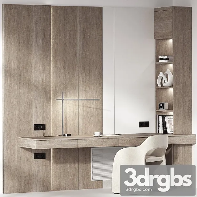 Home Workplace 3D Model Download