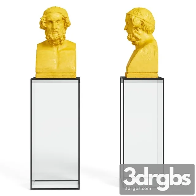 Homer roman bust sculpture Homer roman bust sculpture