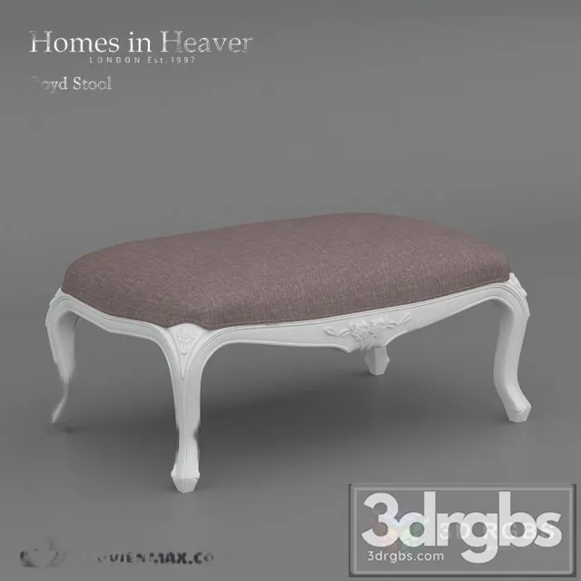 Homes In Heaven Boyd Stool 3D Model Download
