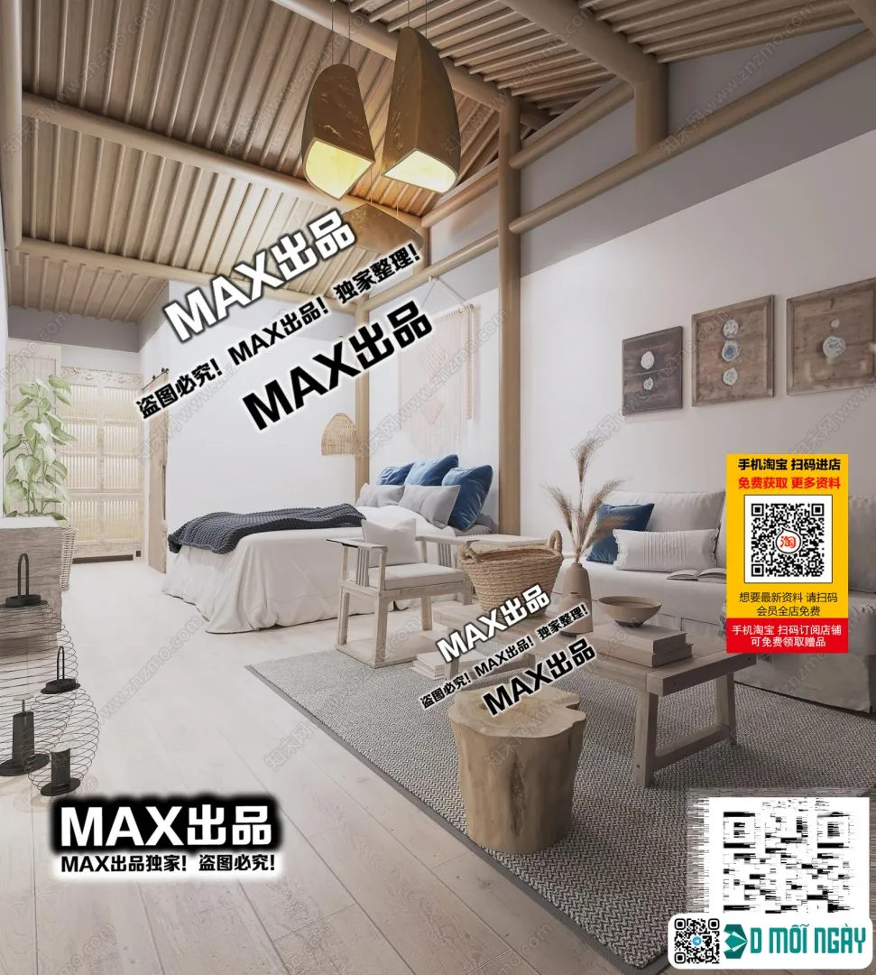 Homestay 3d models – 016 – 3850