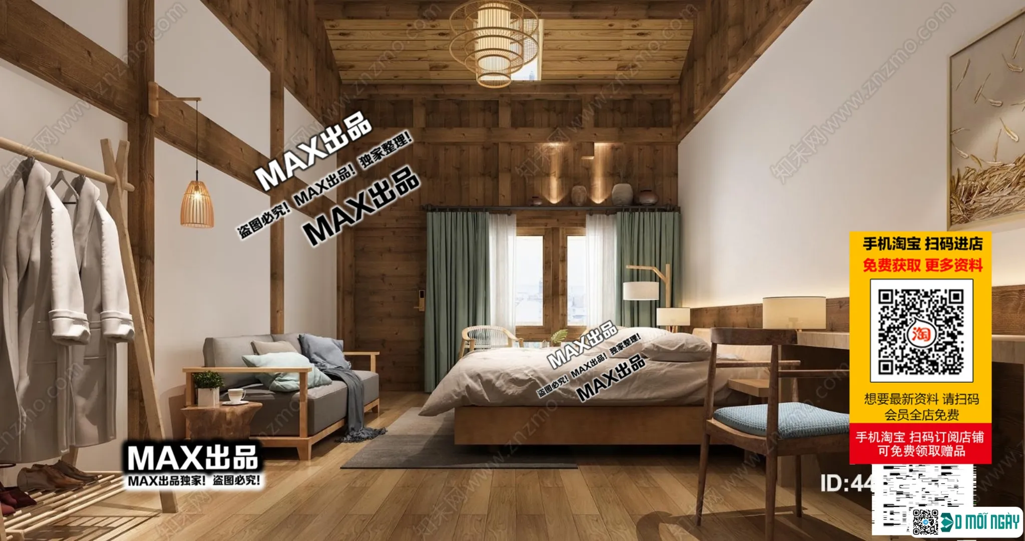 Homestay 3d models – 024 – 3858