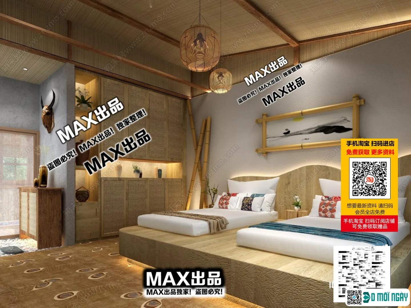 Homestay 3d models – 027 – 3861