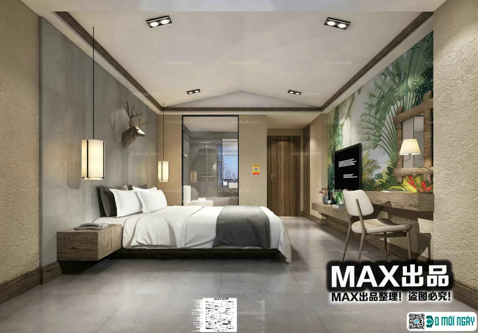 Homestay 3d models – 030 – 3864