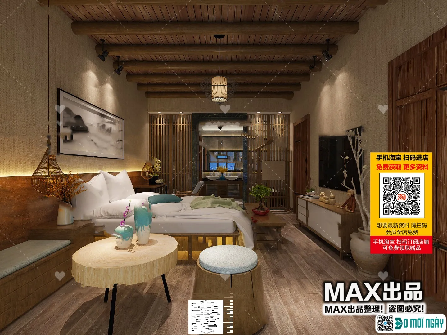 Homestay 3d models – 063 – 3897