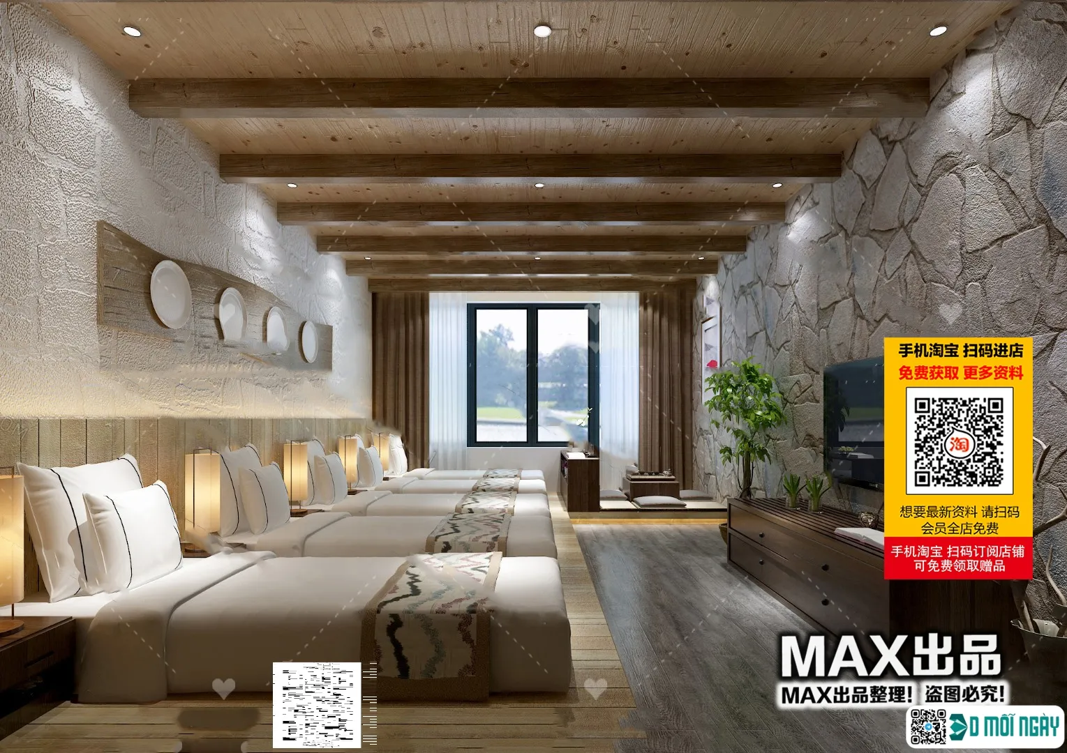 Homestay 3d models – 064 – 3898