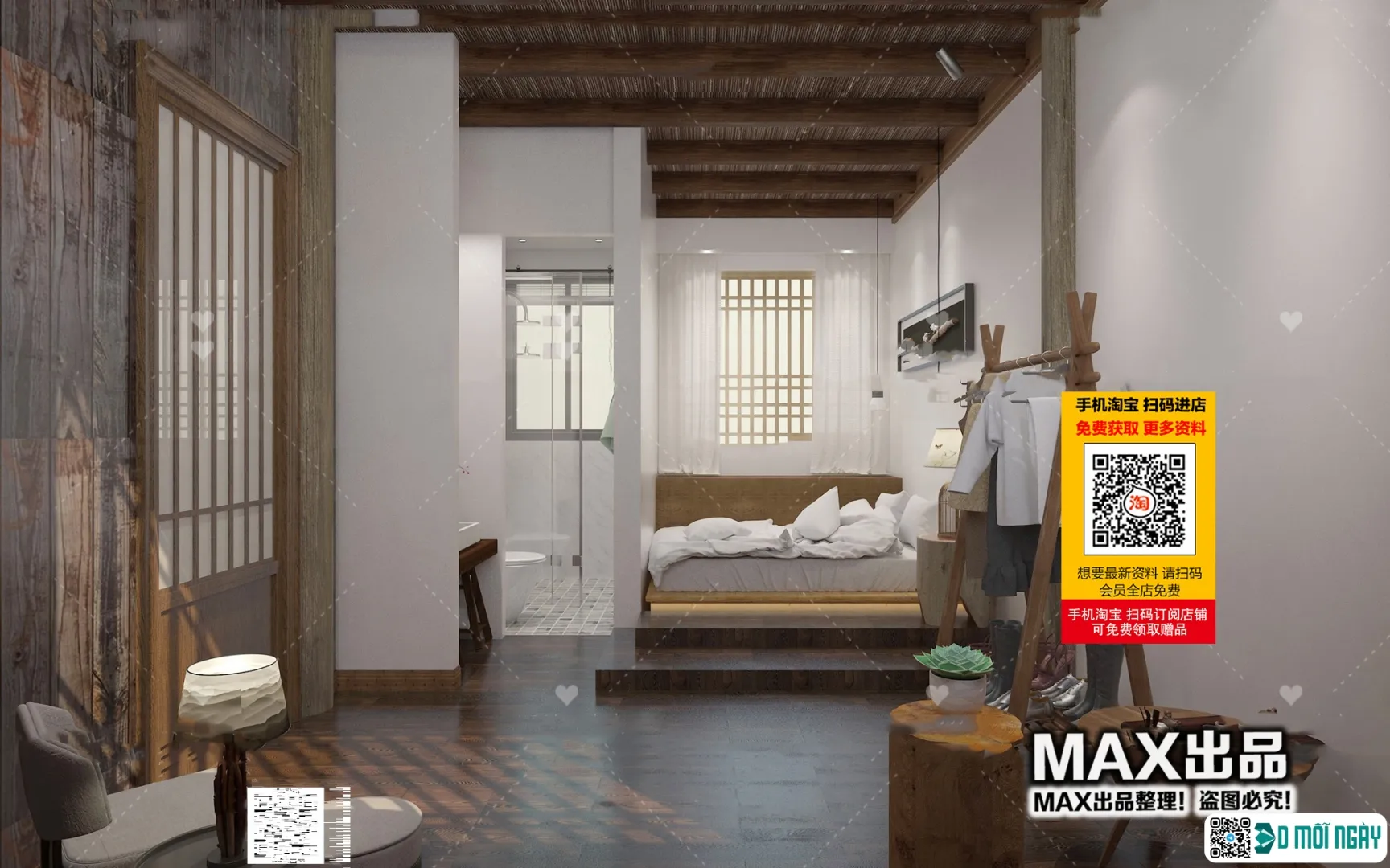 Homestay 3d models – 073 – 3907