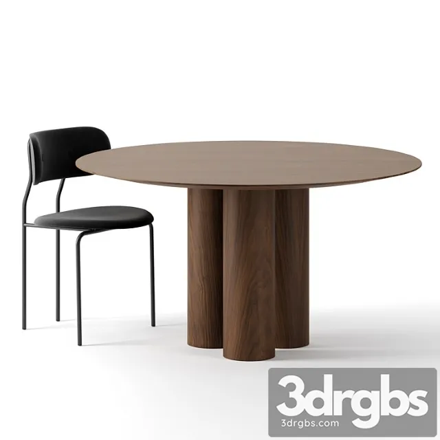 Hommage Grande Dining Table By Artilleriet 3D Model Download