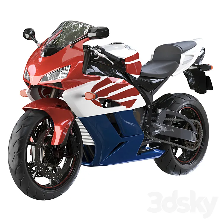 HONDA CBR1000RR 3D Model Free Download