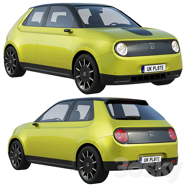 Honda e-prototype 3D Model