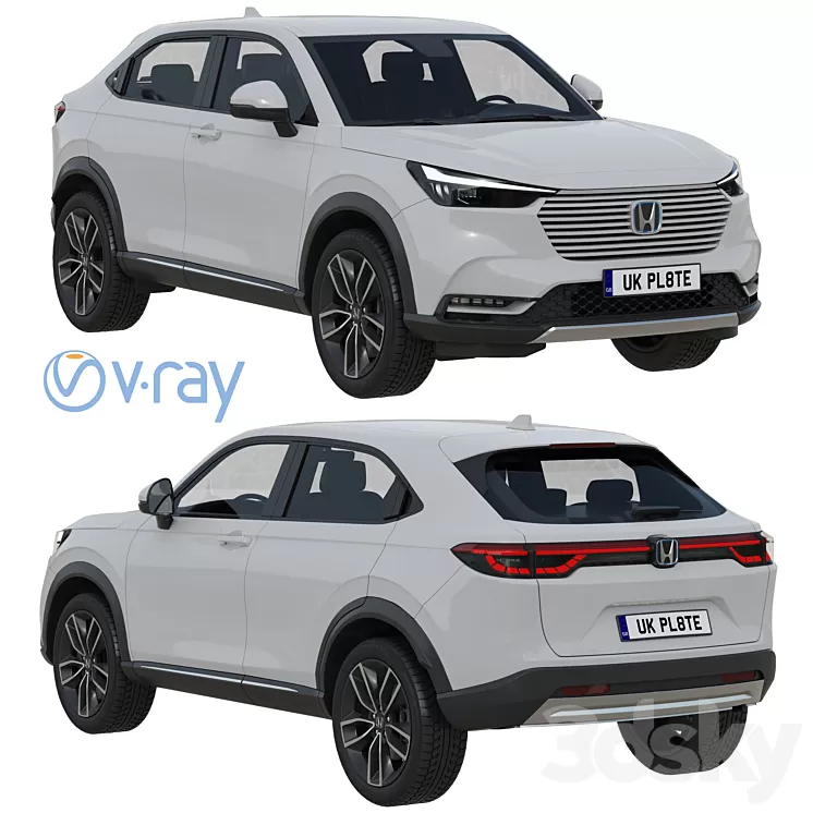 Honda HR-V 2022 3D Model Free Download