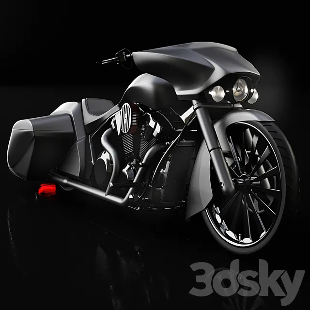 Honda Slammer Bagger motorcycle 3DModel