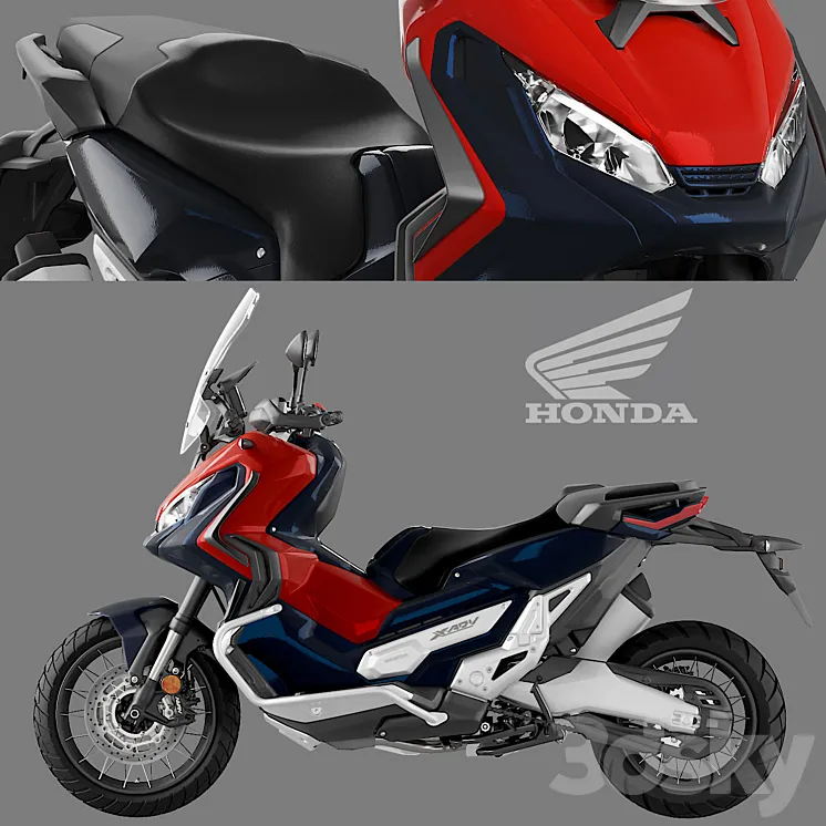 Honda X-Adventure 2016 3D Model Free Download