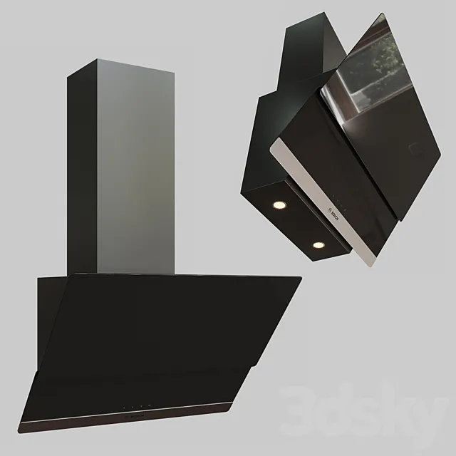 Hood Bosch DWK68AK20R 3D Model Hood Bosch DWK68AK20R 3D Model