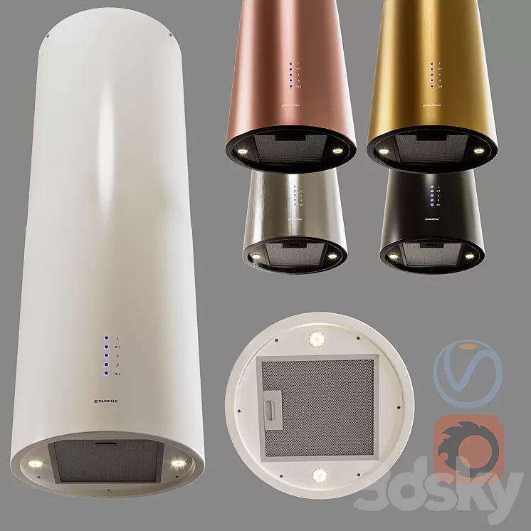 Hood Maunfeld01 3D Model