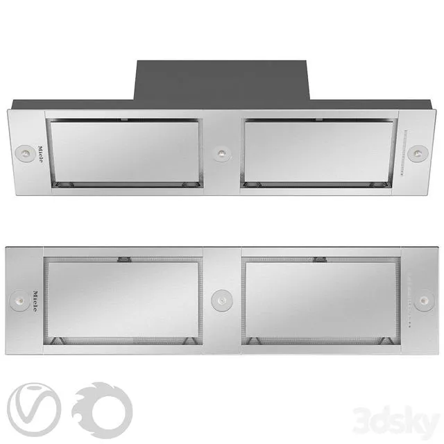 Hood MIELE DA 2628 1184 mm 3D Model Hood MIELE DA 2628 1184 mm 3D Model