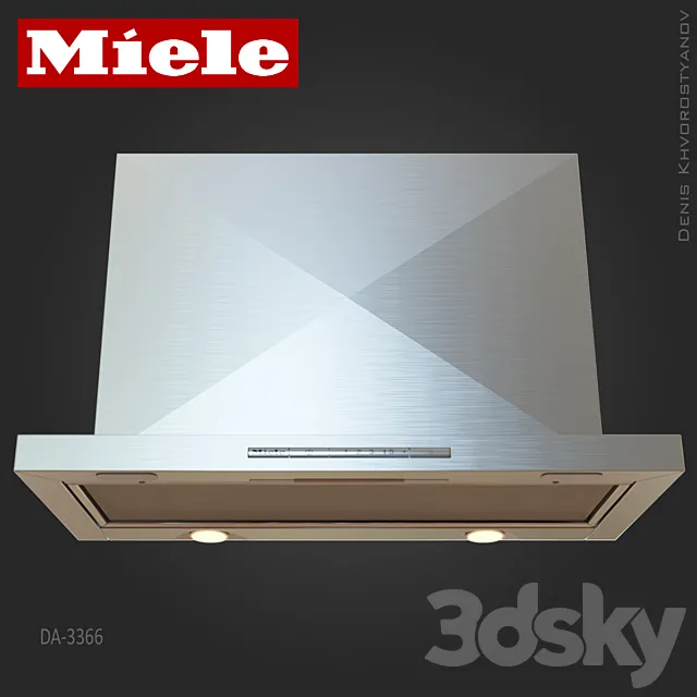 Hood Miele DA3466 3DModel