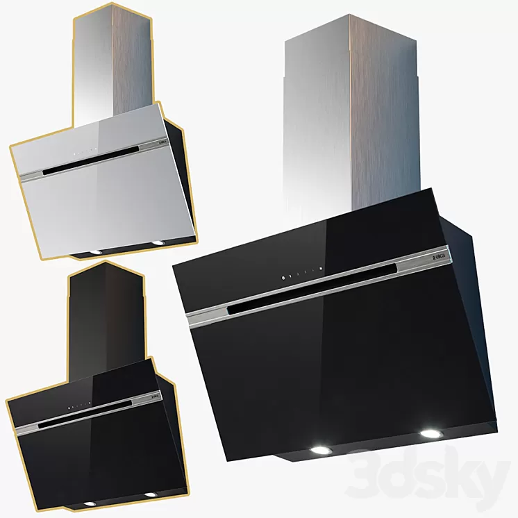 hood – Stripe – by Elica 3D Model