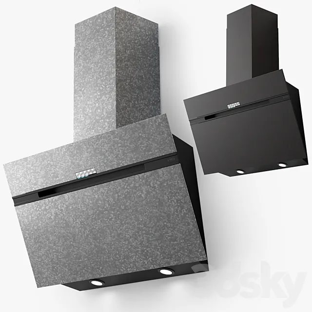 hood – Stripe Urban – by Elica 3D Model hood – Stripe Urban – by Elica 3D Model