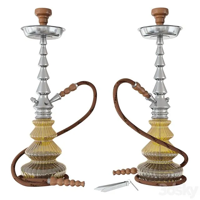 Hookah MYA Luna Hookah 3D Model Hookah MYA Luna Hookah 3D Model