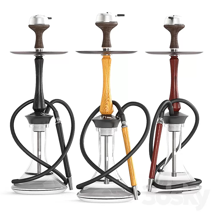 Hookah union 3D Model Hookah union 3D Model