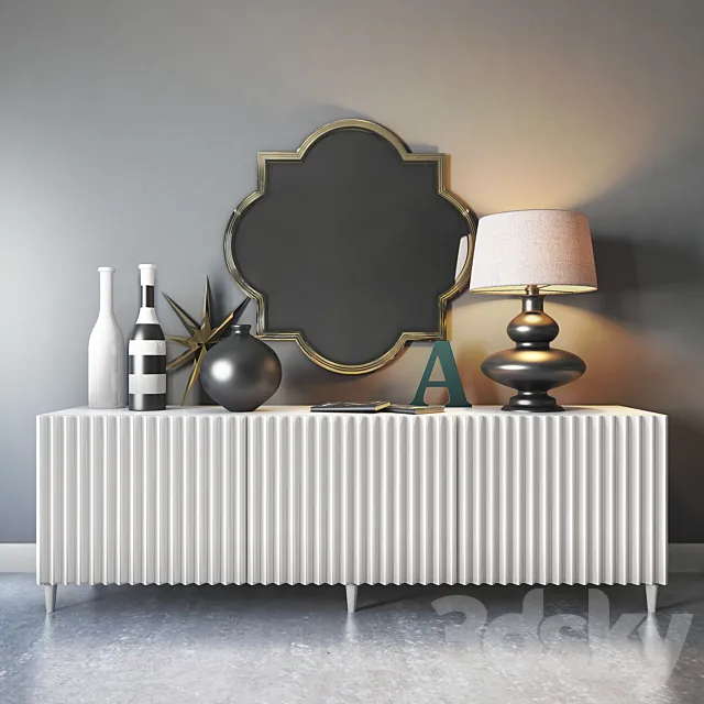 Hooker Decoration Set 3D Model