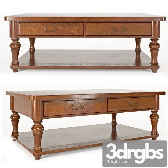 Hooker Furniture Cocktail Table 3D Model Download