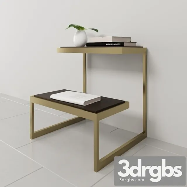 Hooker Furniture Curata End Table 3D Model Download