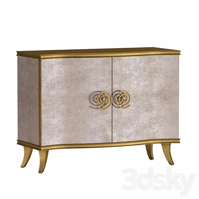 Hooker Furniture Living Room Melange Golden Swirl Chest 3D Model Hooker Furniture Living Room Melange Golden Swirl Chest 3D Model
