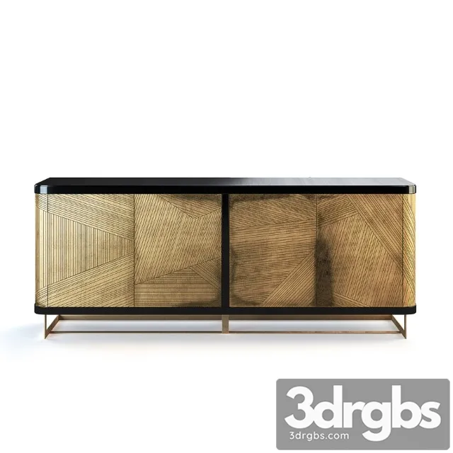 Hooker Furniture Melange Kendrix Credenza 3D Model Download