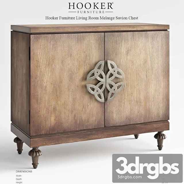 Hooker furniture savion 2 3D Model Download