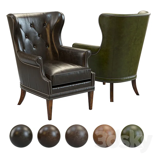 Hooker maya armchair 3DModel