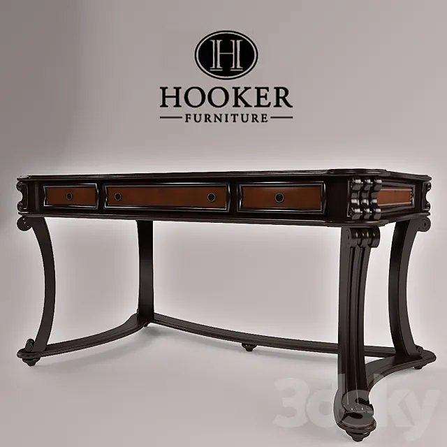 Hooker Writing Desk 3DModel