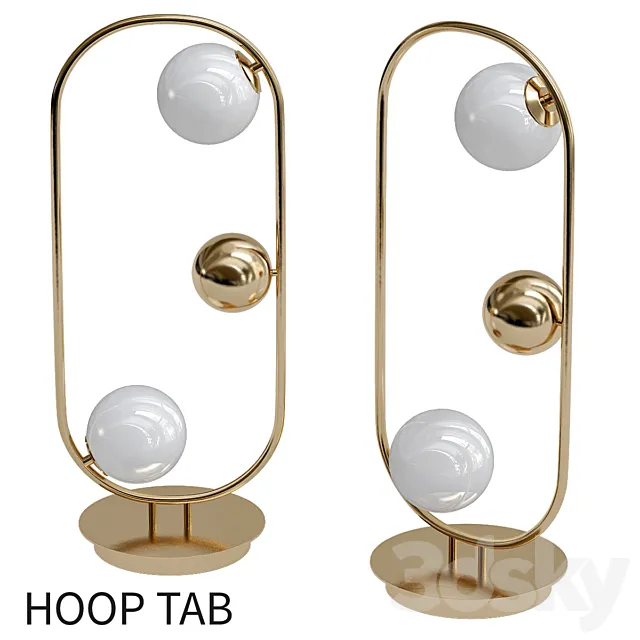 Hoop Tab 3D Model Hoop Tab 3D Model