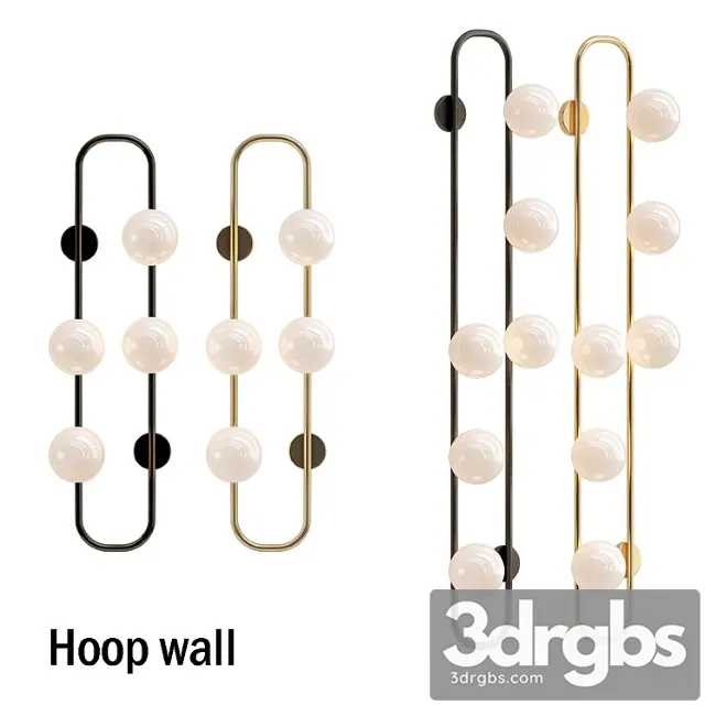 Hoop wall lamp 3D Model Download Hoop wall lamp 3D Model Download