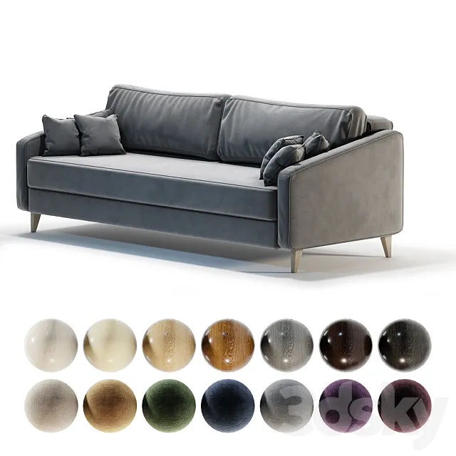 Hope Sofa 3D Model Hope Sofa 3D Model