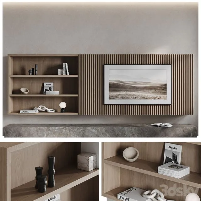 Hopetoun TV wall 3D Model