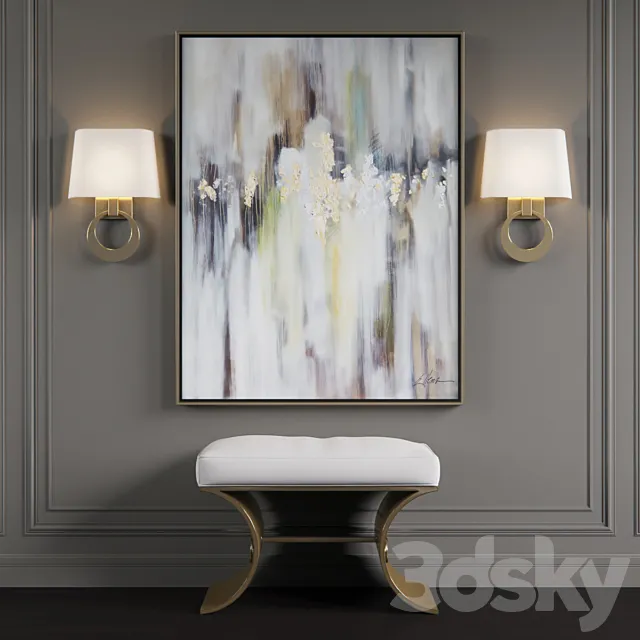 HORCHOW decorative set 2 3D Model