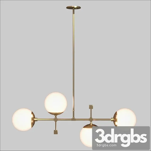 Horizontal deko chandelier 35 3D Model Download