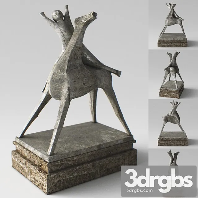 Horse art marino marini 3D Model Download